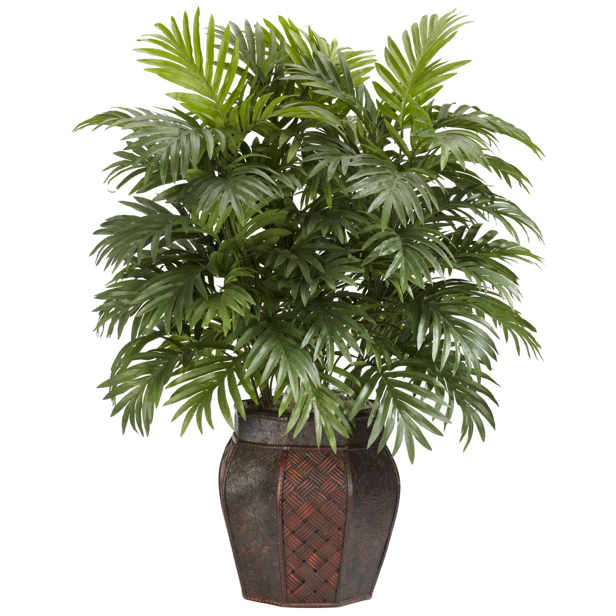 38" Artificial Areca Palm Plant with Vase